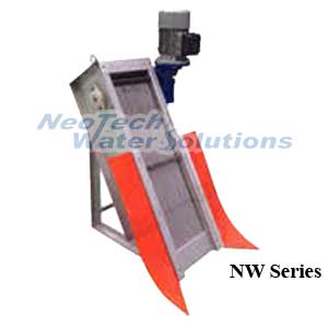 NM Series of Automatic Mechanical Bar Screen - The NM-series is a rear screen type automatic 
				            bar screen designed for screening wastewater. It is fully constructed from 304 stainless steel. 
				            One or two rakes move on the screen bars that are located at the rear side of the unit.